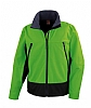 Chaqueta Soft Shell Activity Result - Color Verde/Negro